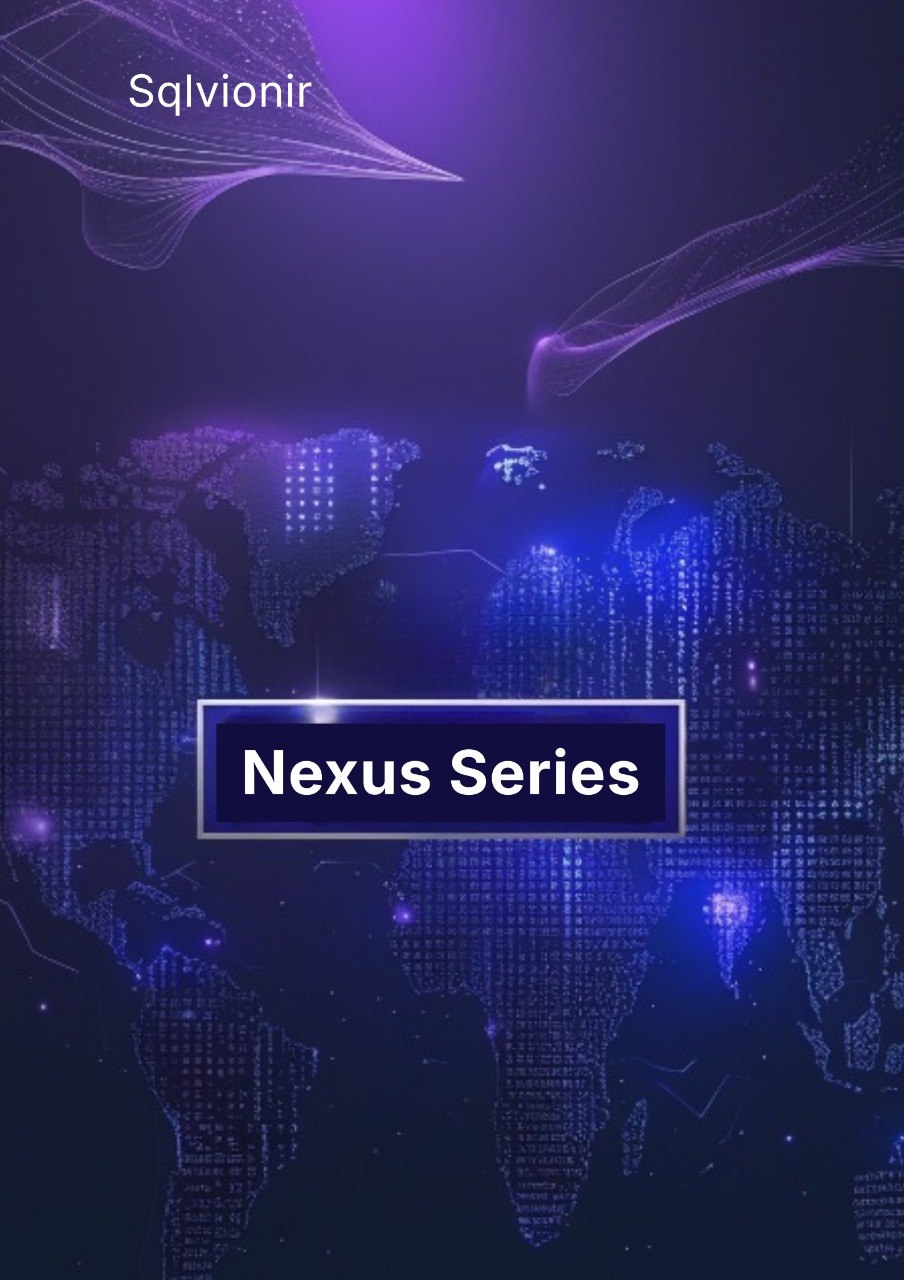 Nexus Series branding on a dark background with digital elements